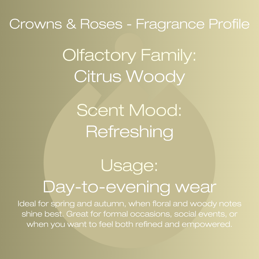 Crowns & Roses | Fresh, Floral, Woody | EDP 50ml