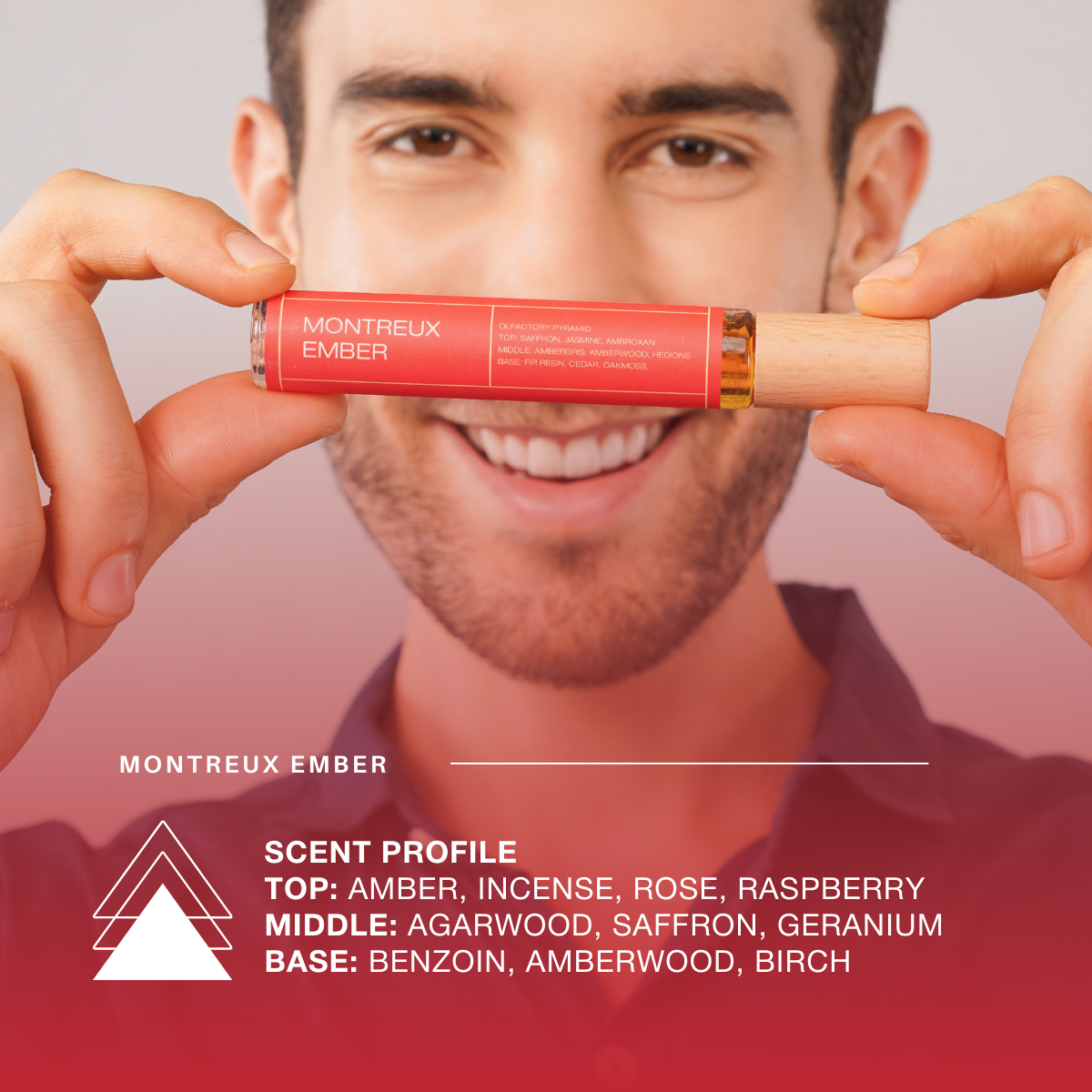 Montreux Ember | Bold, Sophisticated, Amber | Perfume Oil 10ml
