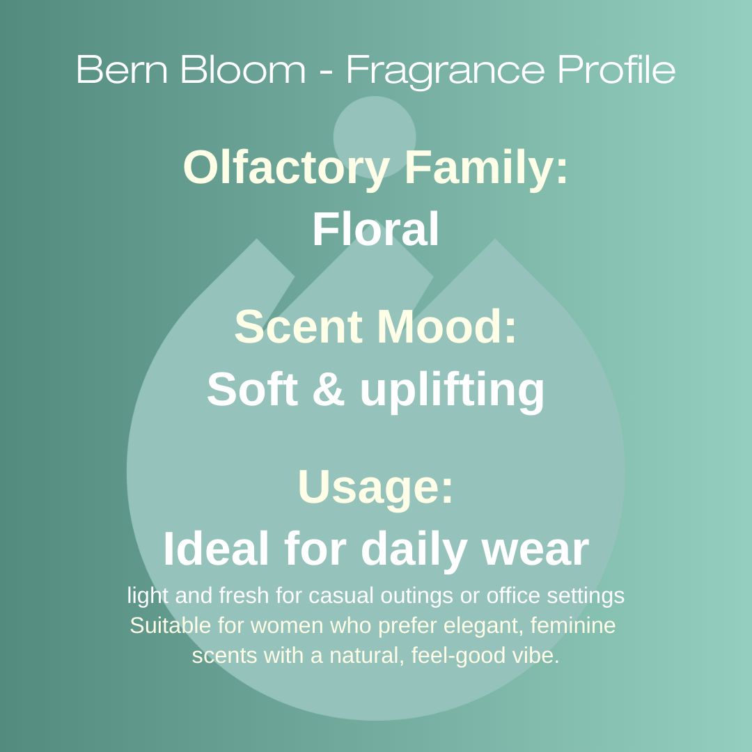 Bern Bloom | Soft floral, Rose, Peony | Pocket-perfume 8ml