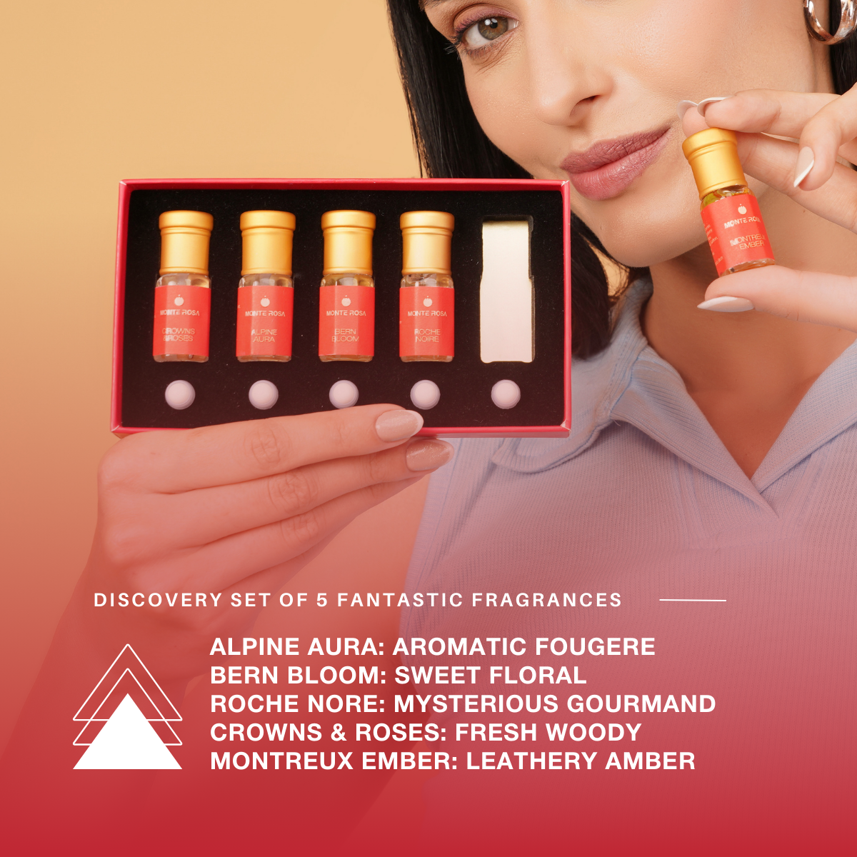Discovery Set | Top 5 Perfume Oils 3ml each | 15ml
