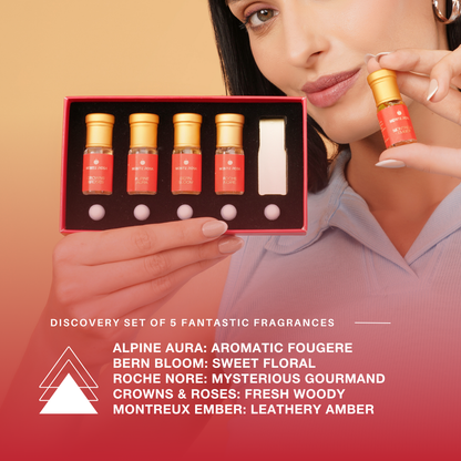 Discovery Set | Top 5 Perfume Oils 3ml each | 15ml