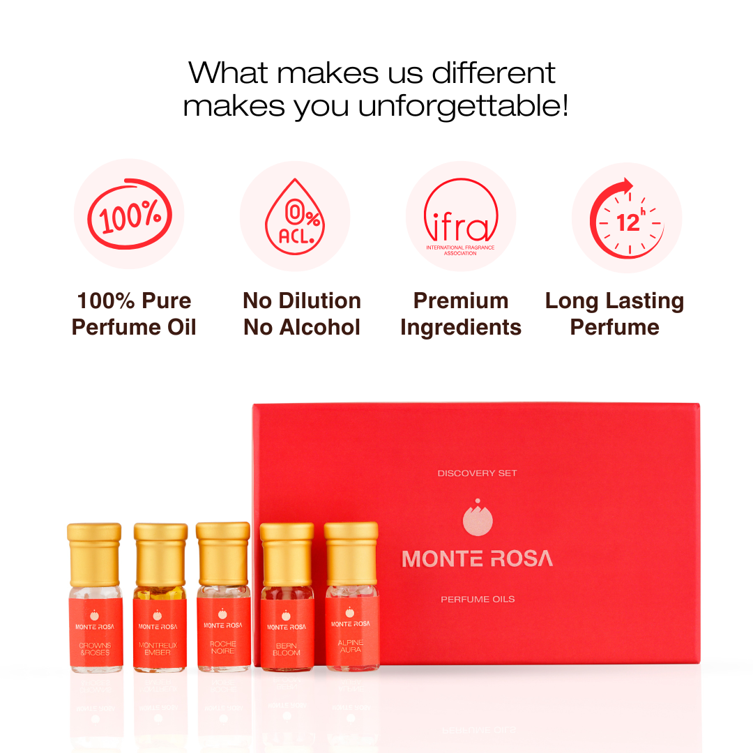 Discovery Set | Top 5 Perfume Oils 3ml each | 15ml
