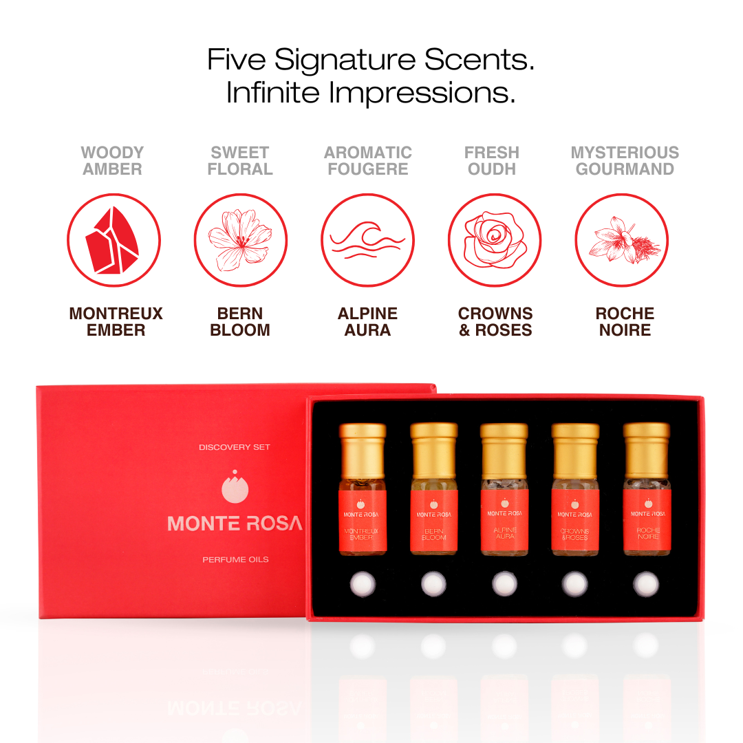 Discovery Set | Top 5 Perfume Oils 3ml each | 15ml