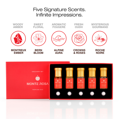 Discovery Set | Top 5 Perfume Oils 3ml each | 15ml